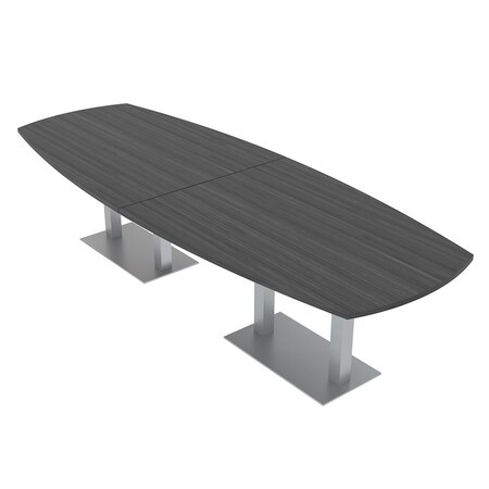 Skutchi Designs 45 in W, 120 in L, 29 in H, Engineered Wood Top, Grey HAR-ABOT-46X119-DOU-ASIANNIGHT